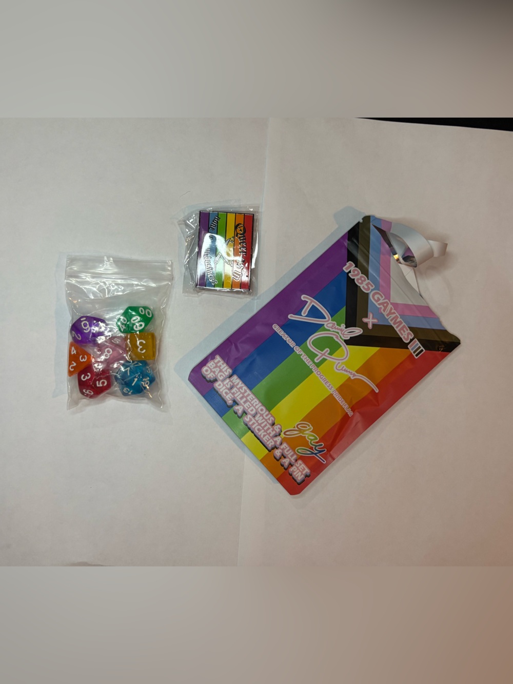 Pride Rainbow Party Pack dice - Rainbow Colors